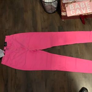 Pink jeans